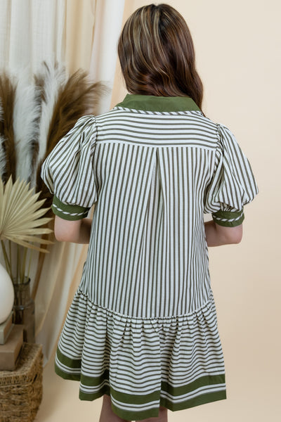 "Make No Mistake" Dress (Olive)