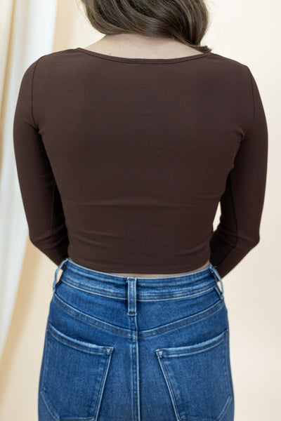 "Keep It Together" Top (Chocolate)
