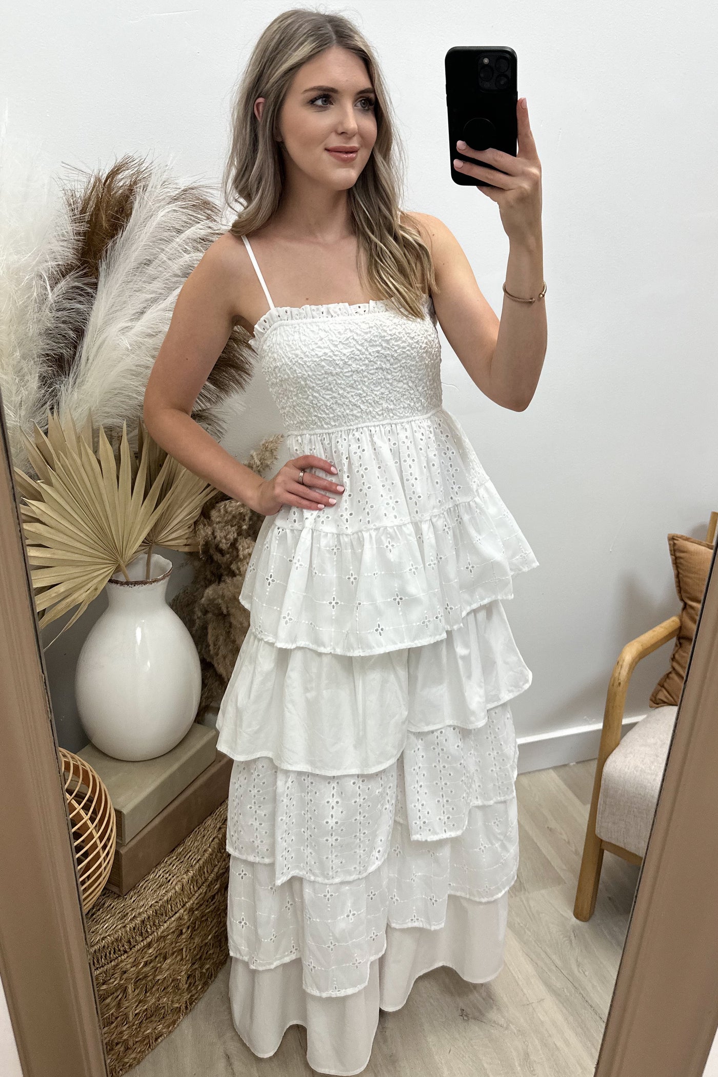 "Catch My Eye" Dress (Off White)