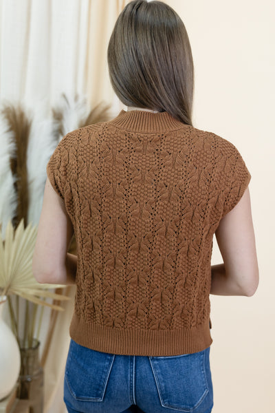 "Easy To Admire" Top (Cinnamon)