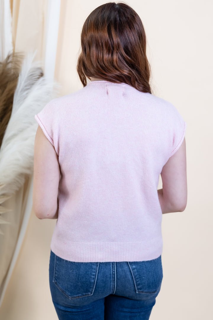 "Pinky Promise" Sweater Top (Pink)