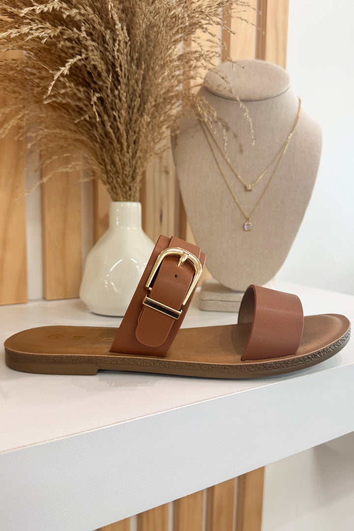 Sarah Sandals (Tan)