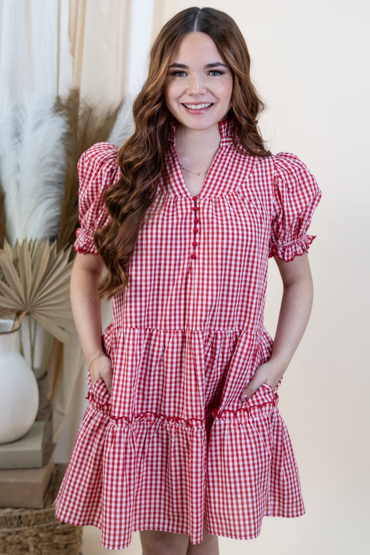"American Sweetheart" Dress (Red)