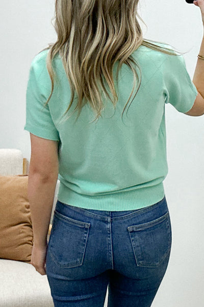 "Traveling Far" Top (Mint)