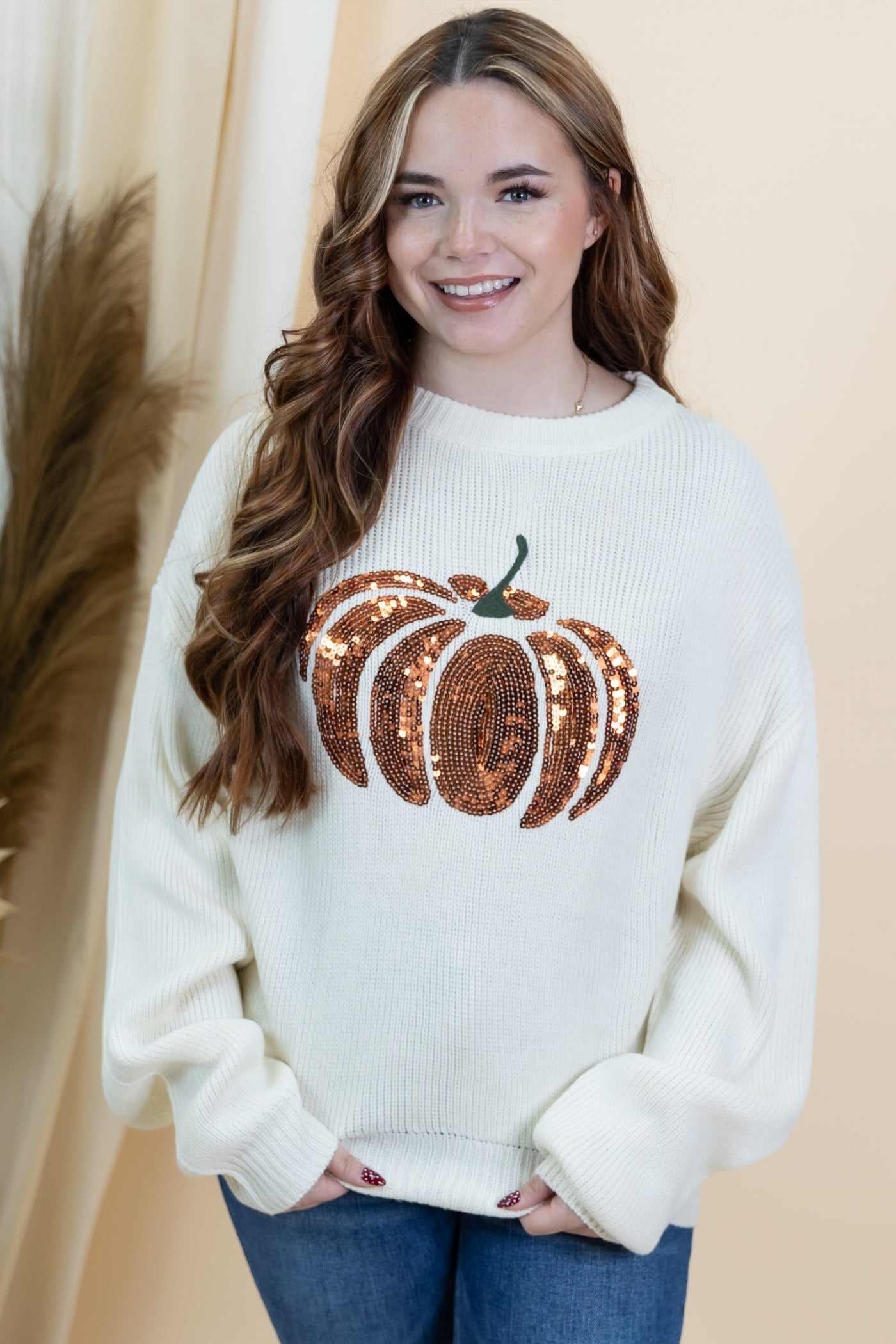 "Oh My Gourd" Sweater (Pumpkin Gleam)