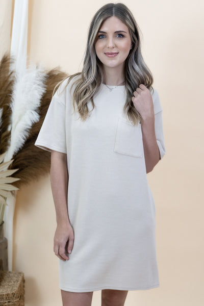 "Glow From Within" Dress (Ecru)
