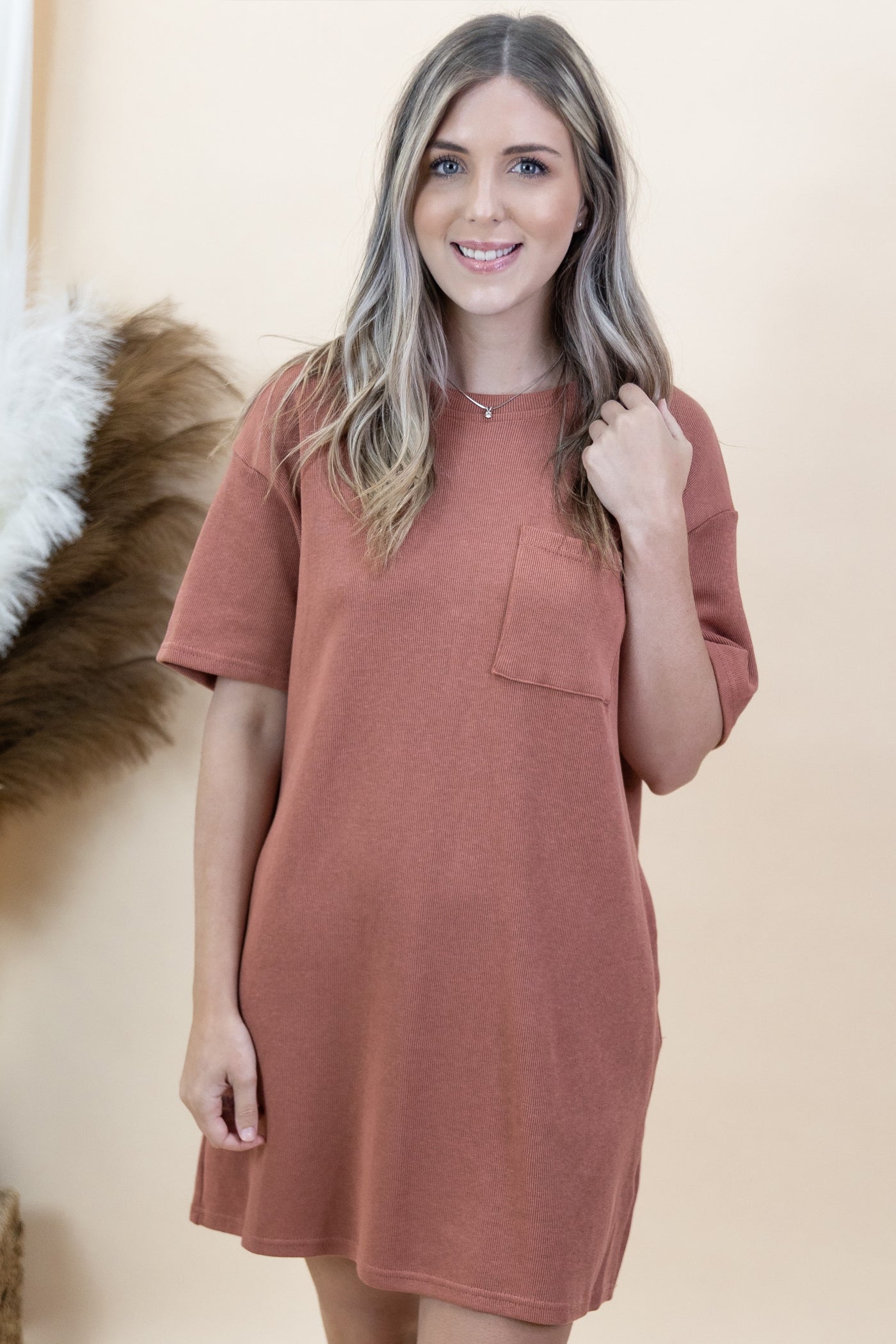"Glow From Within" Dress (Cinnamon)