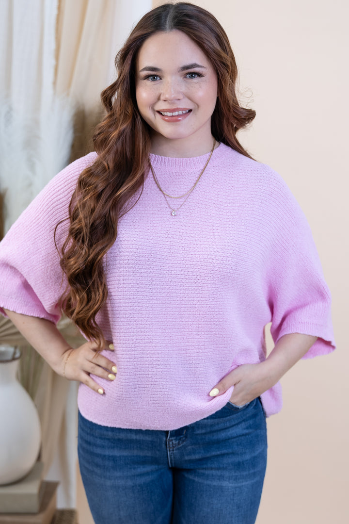 "On The Top" Top (Baby Pink)