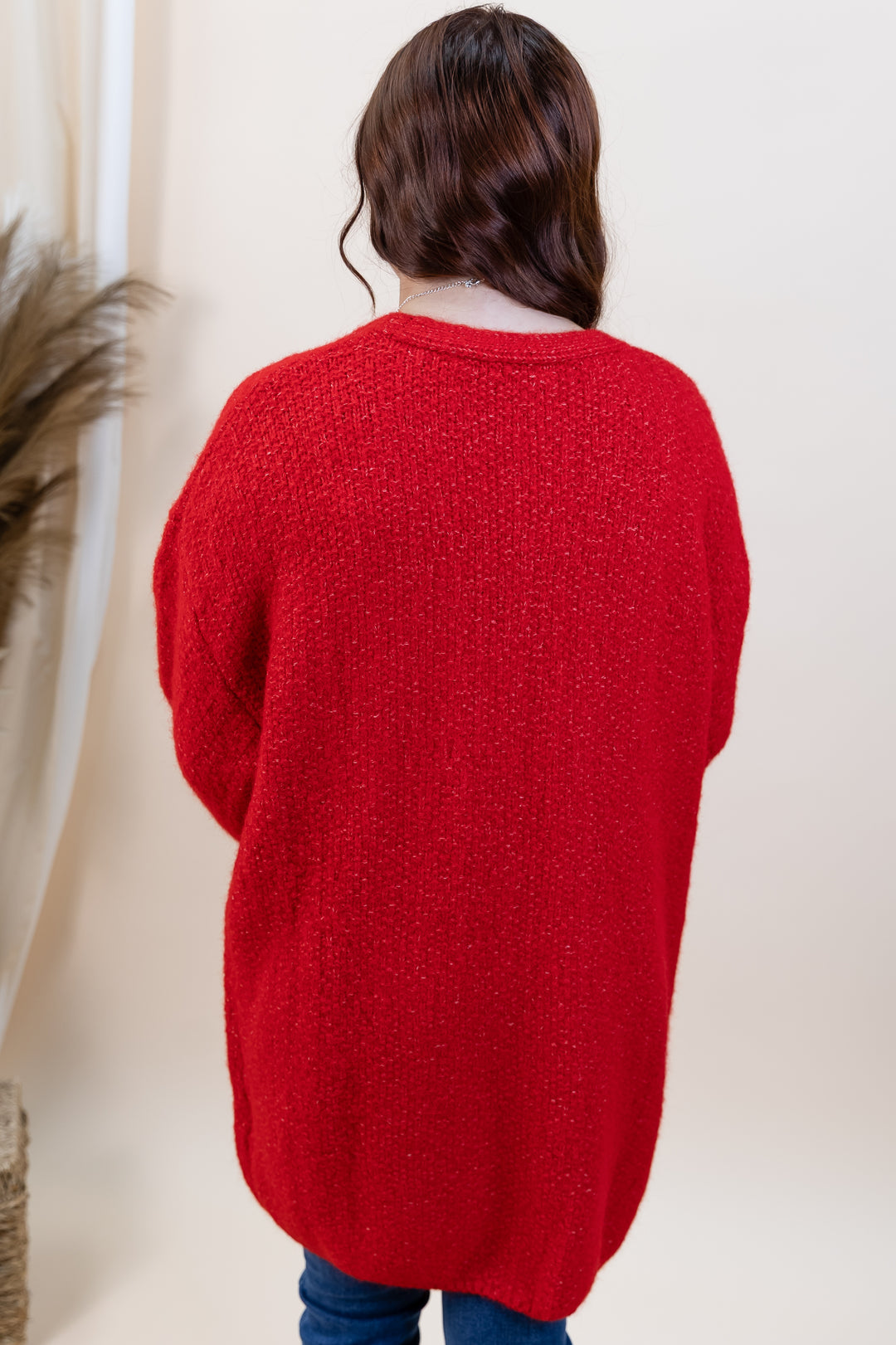 "End Of The Story" Cardigan (Red)