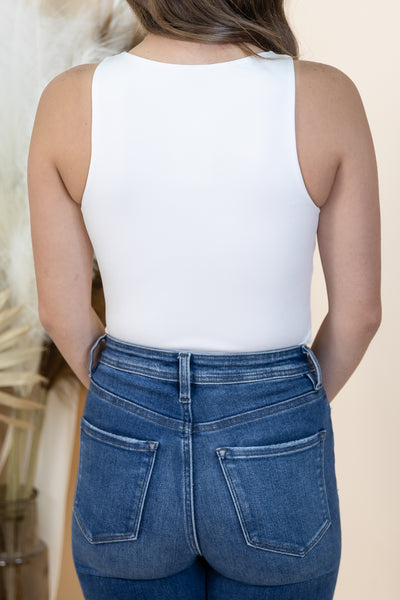 "Light And Easy" Bodysuit (Ivory)