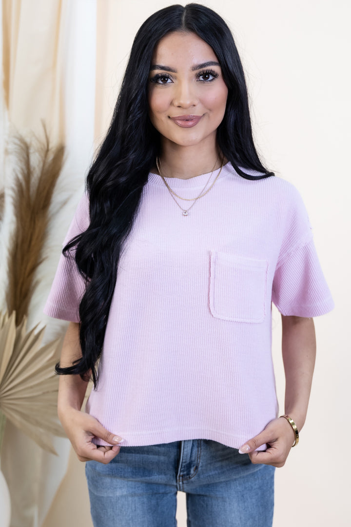 "Light & Lovely" Top (Light Pink)