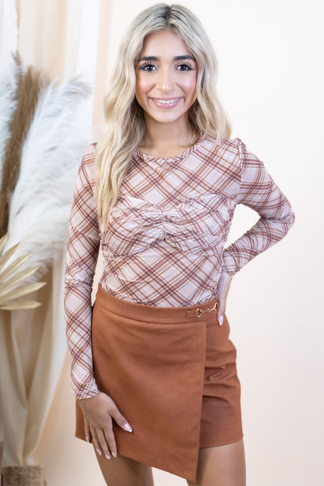 Golden Hour Skirt (Rust)