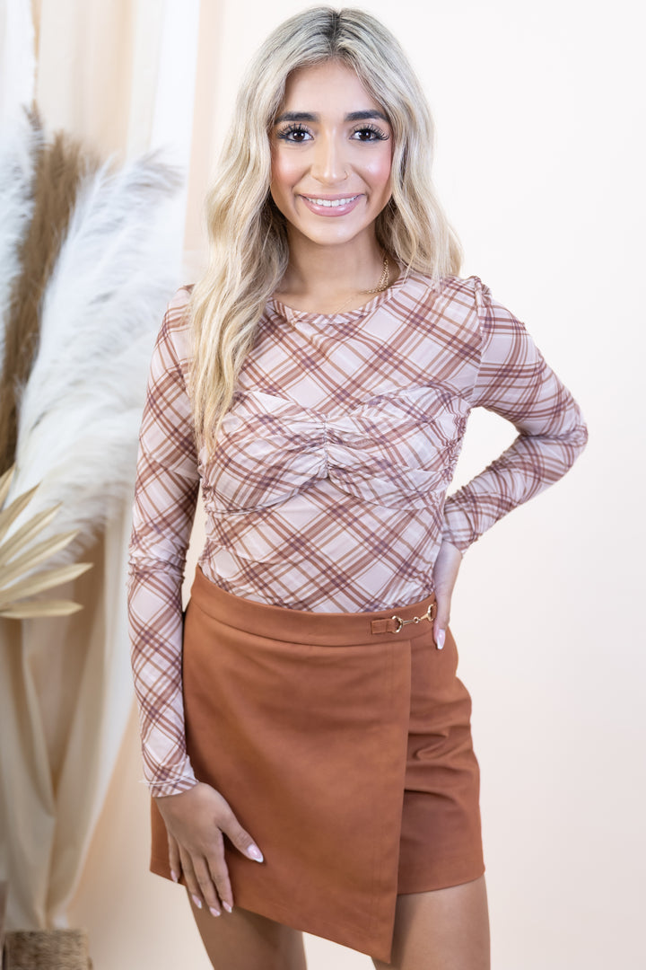 Golden Hour Skirt (Rust)