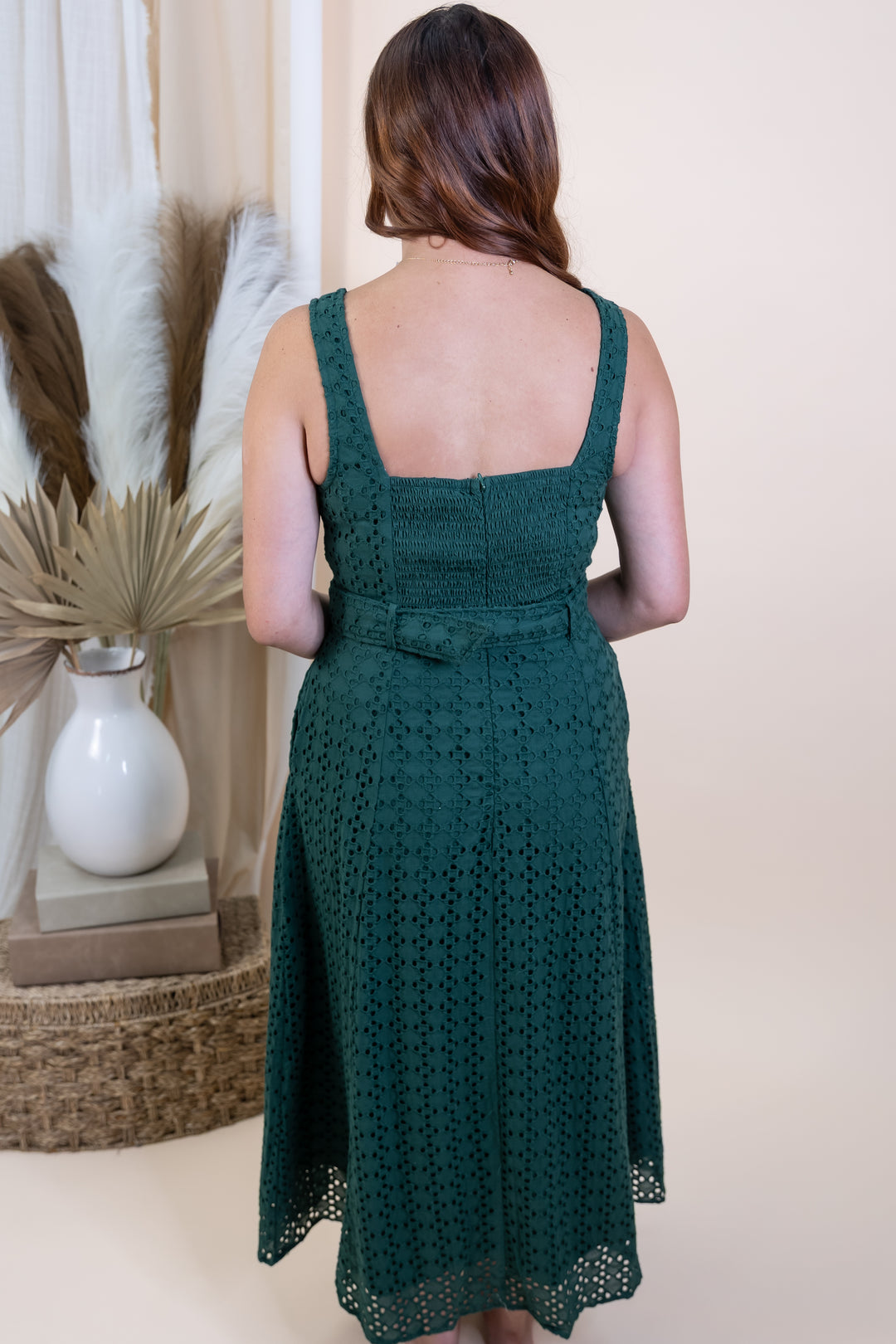 "Sweet Enchantment" Dress (Hunter Green)