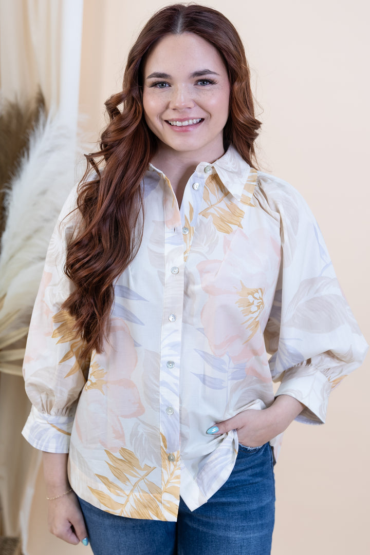 "Wild Flora" Button Up (Multi)