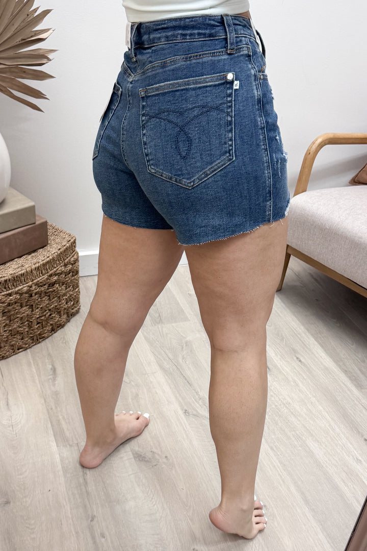 Maribel Denim Shorts (Rigid Magic)