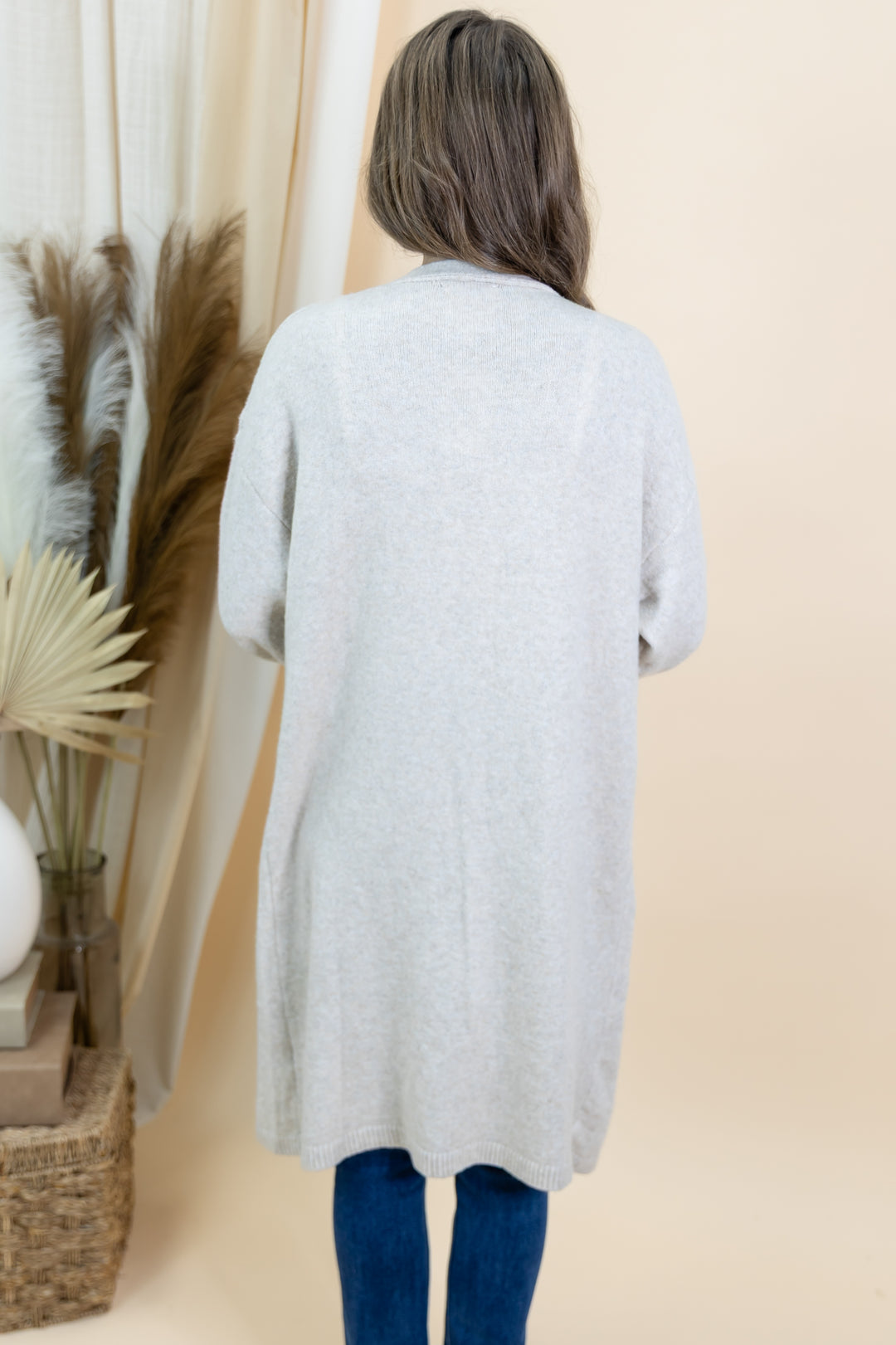 "In The Moment" Cardigan (Oatmeal)