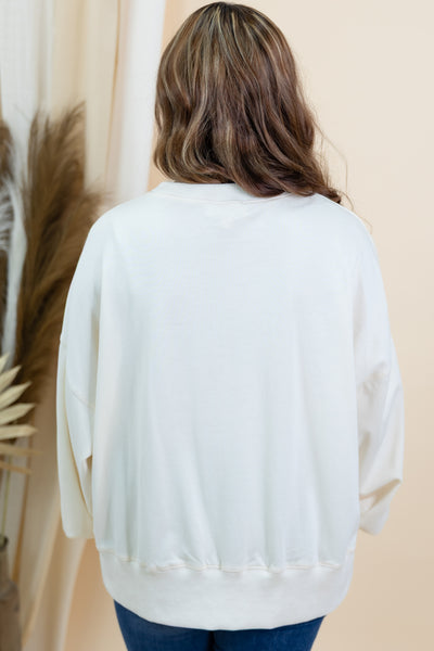 "Gobble Gobble" Sweatshirt (Cream)