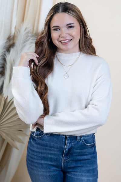 "Feels Like Me" Sweater (Cream)