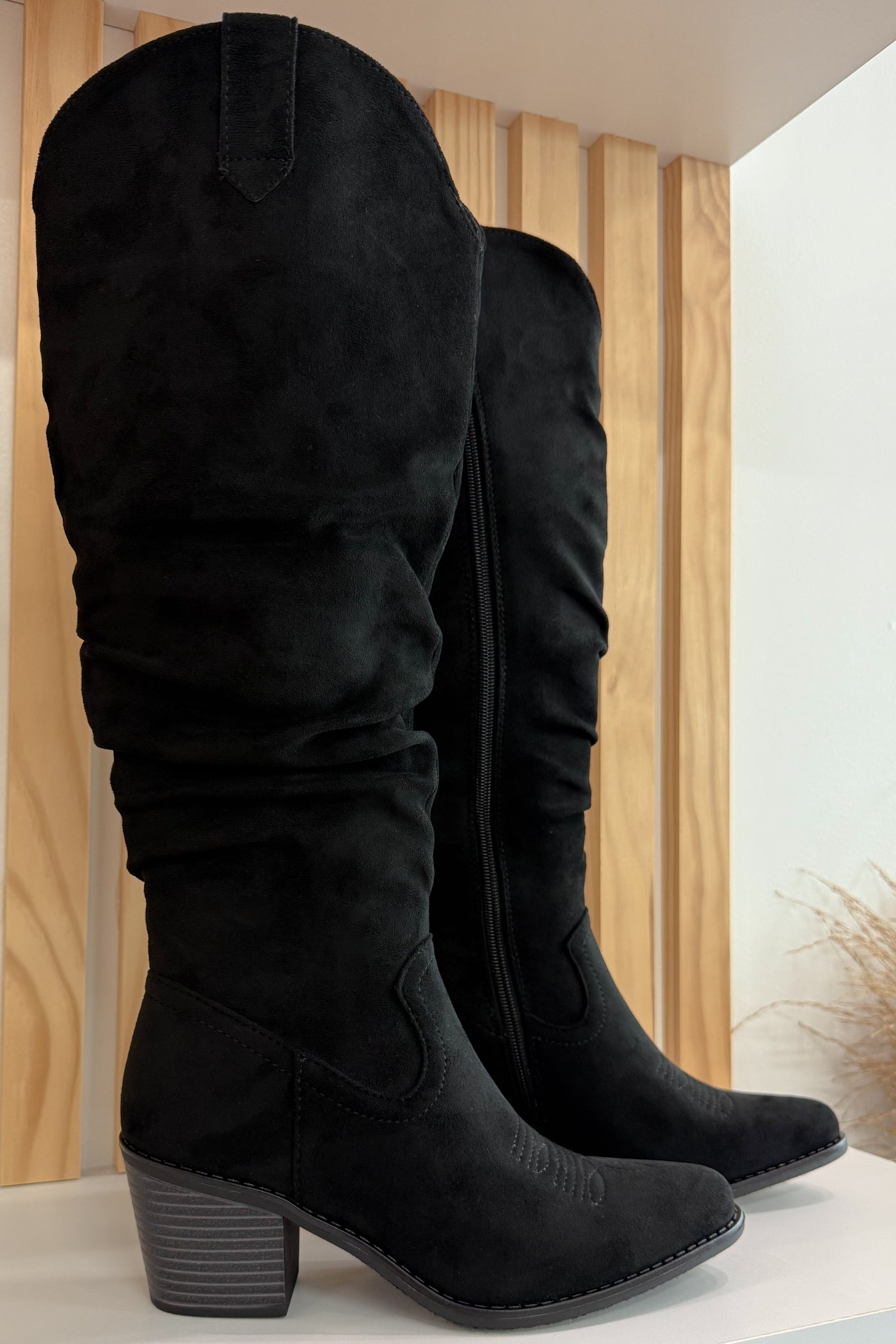 Whitney Tall Boots (Black)
