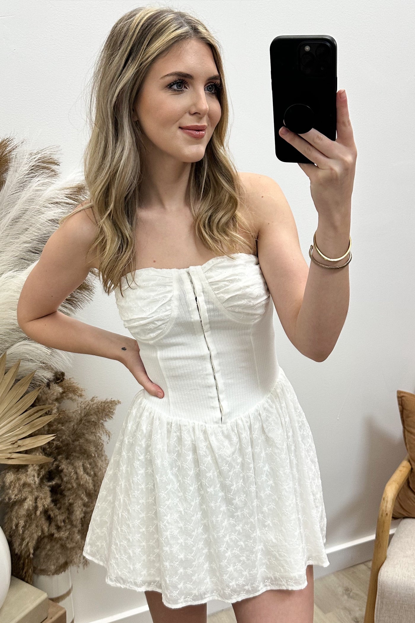 "Amazed With You" Dress (White)