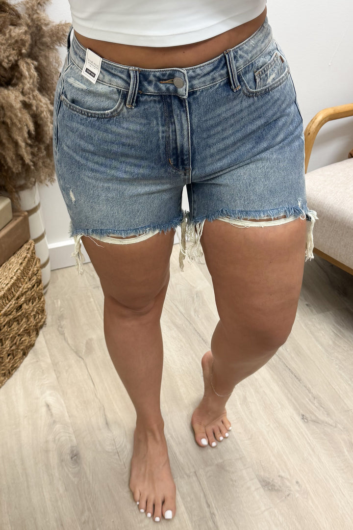 Shelia Denim Shorts (Rigid Magic)