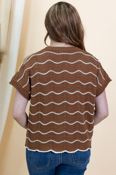 "An Everyday Thing" Sweater Top (Camel)