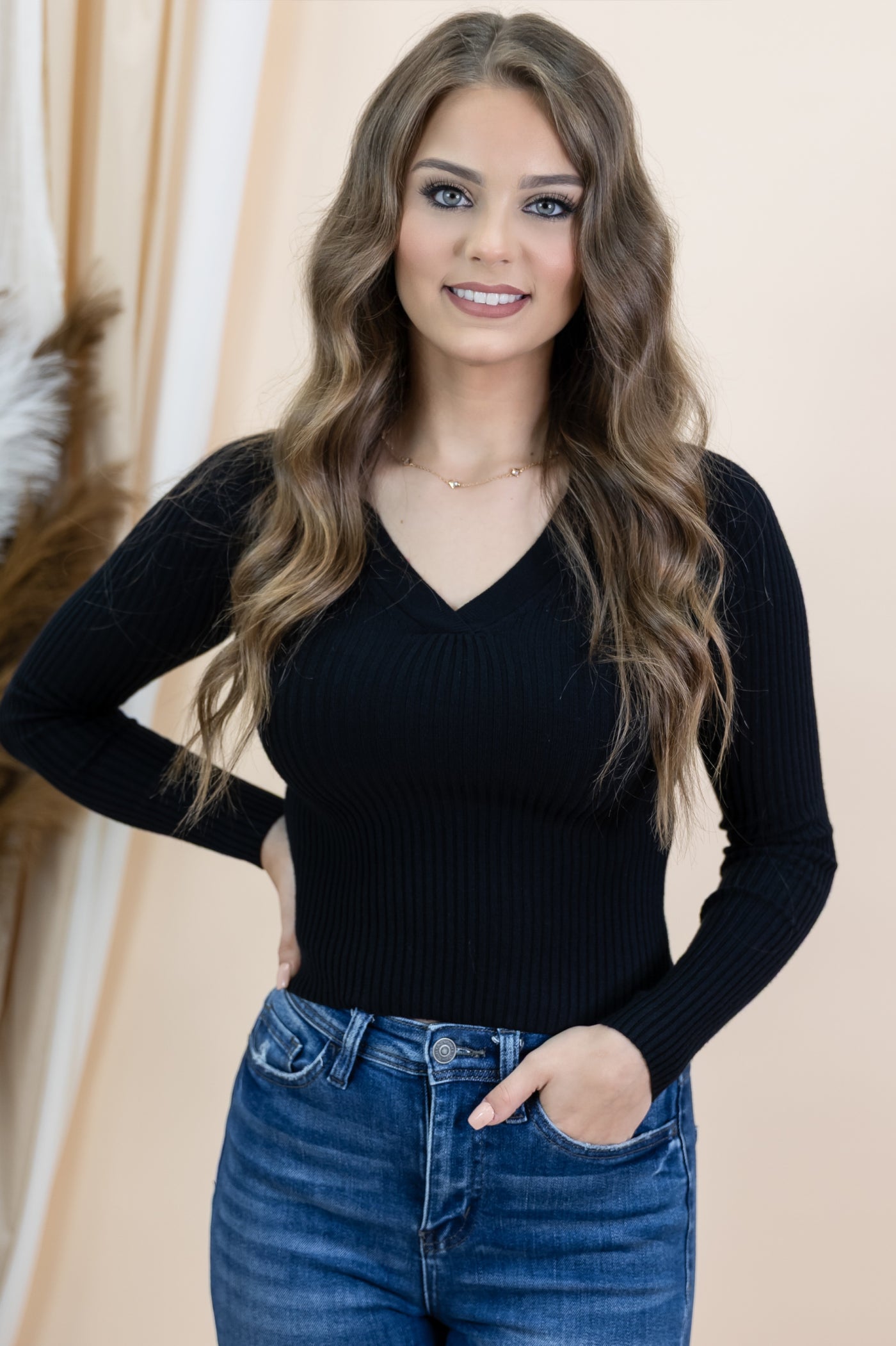 "Don't Think Twice" Top (Black)