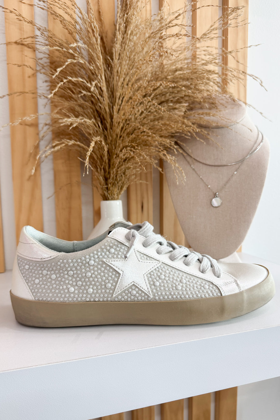 Shu Shop Paula Sneakers (Bridal Pearl)