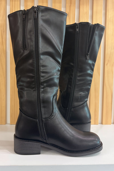 Paula Riding Boot (Black)