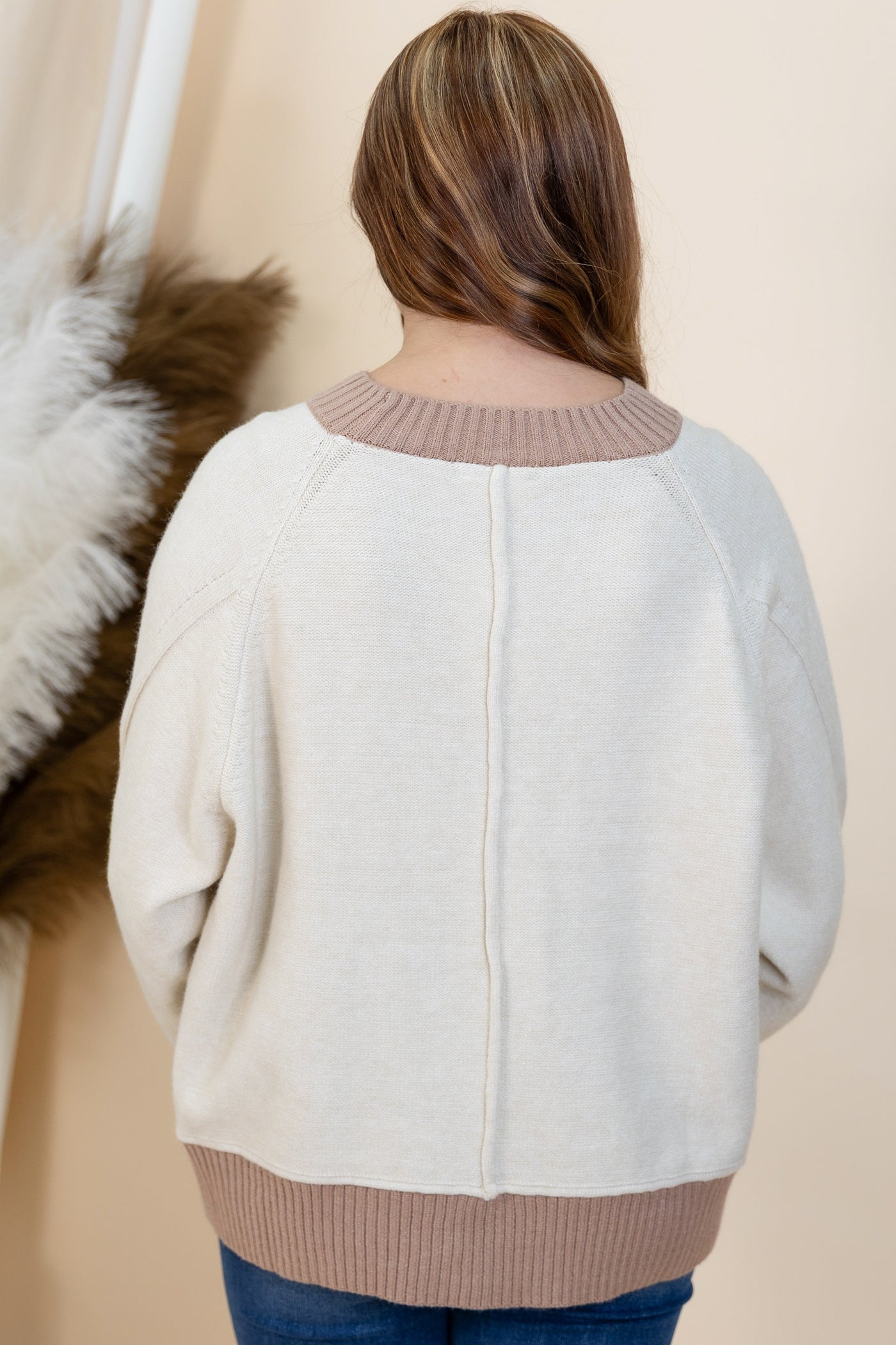 "Without Words" Sweater (Ecru)