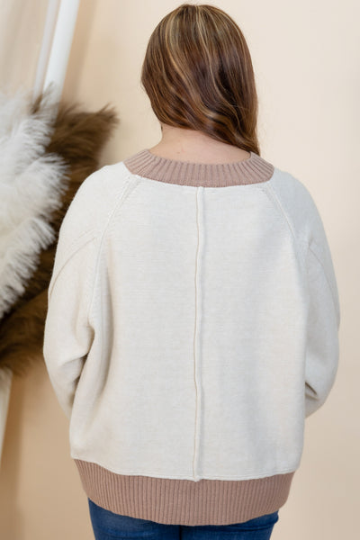 "Without Words" Sweater (Ecru)