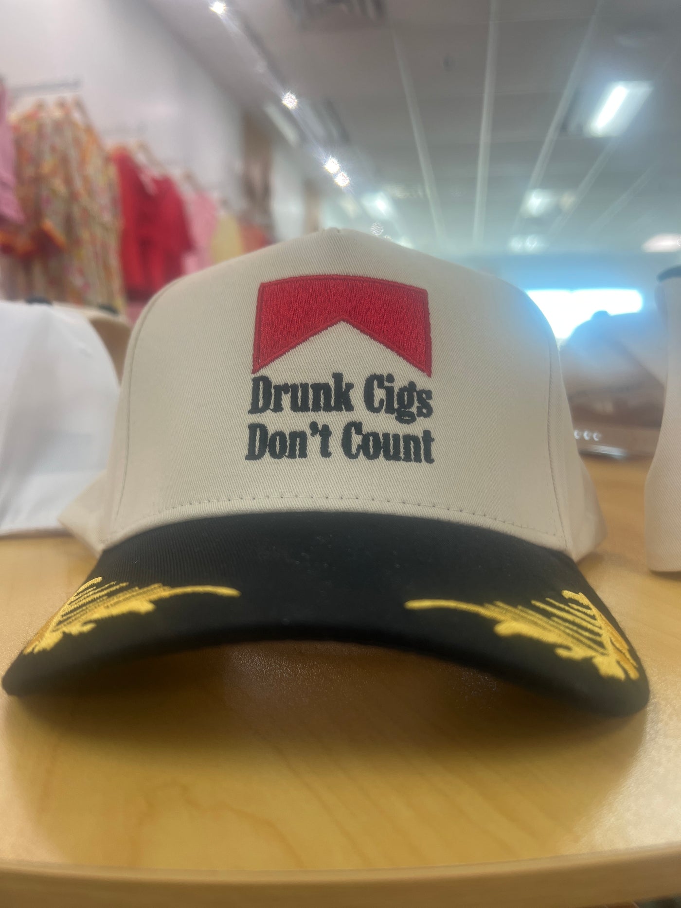 Drunk Cigs Trucker Hat (Black)