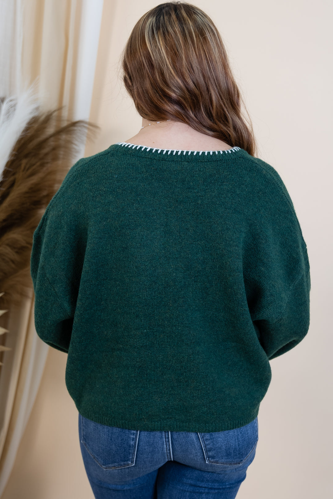 "Into The Evergreens" Sweater (Hunter Green)