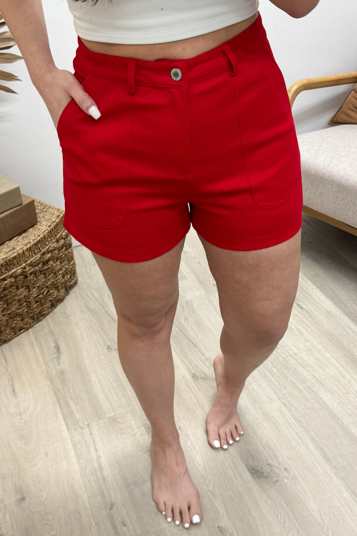 "Ready For Anything" Shorts (Red)