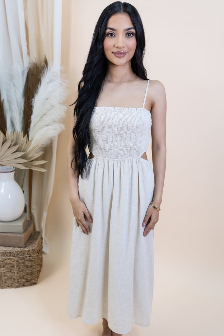 "Weekend Away" Dress (Natural)