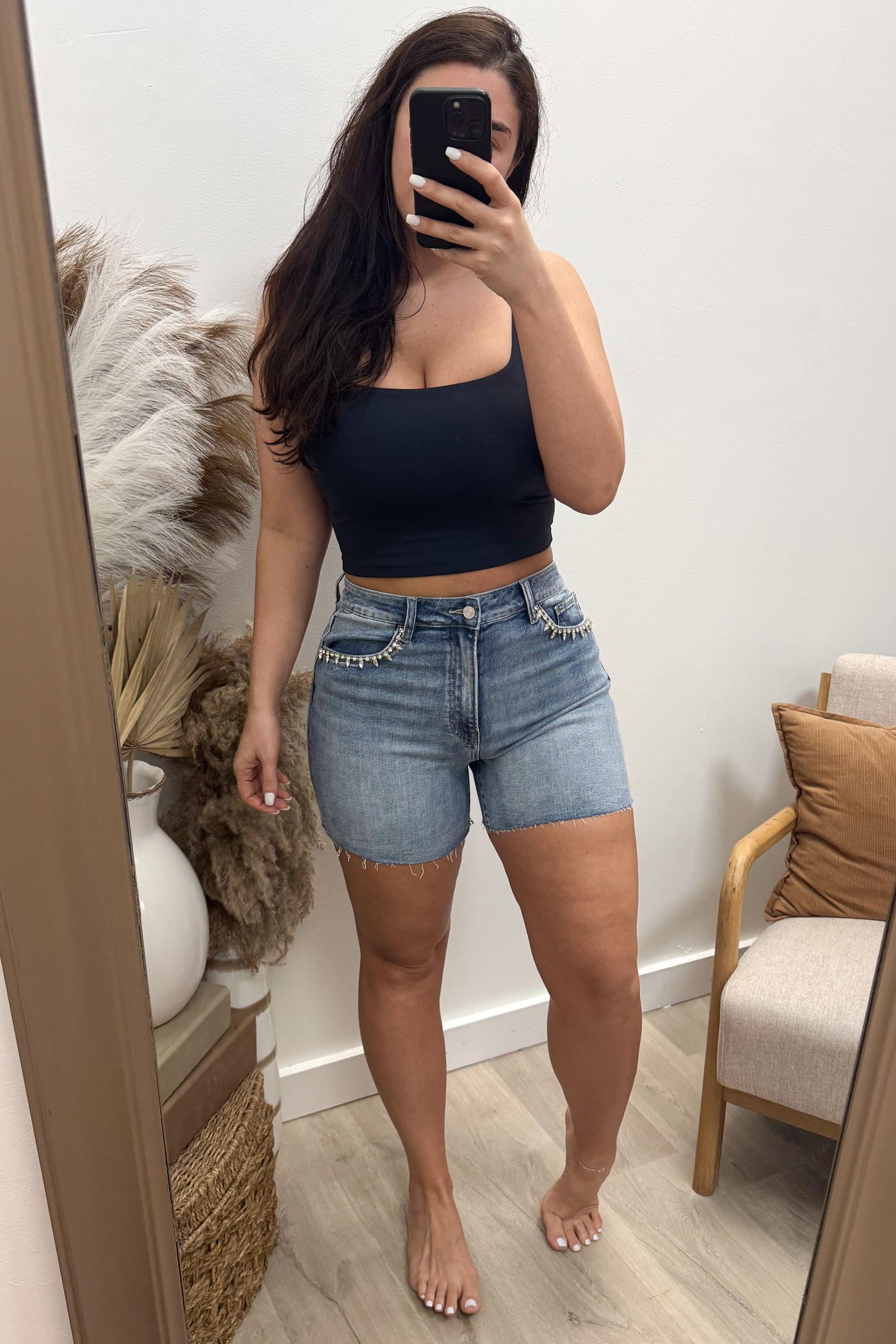 Katy Denim Shorts