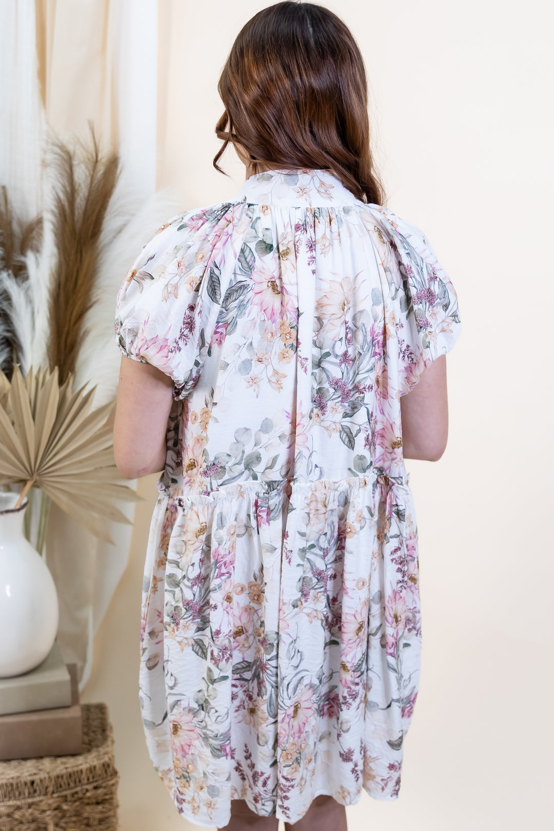 "Forever Florals" Dress (Off White Mix)