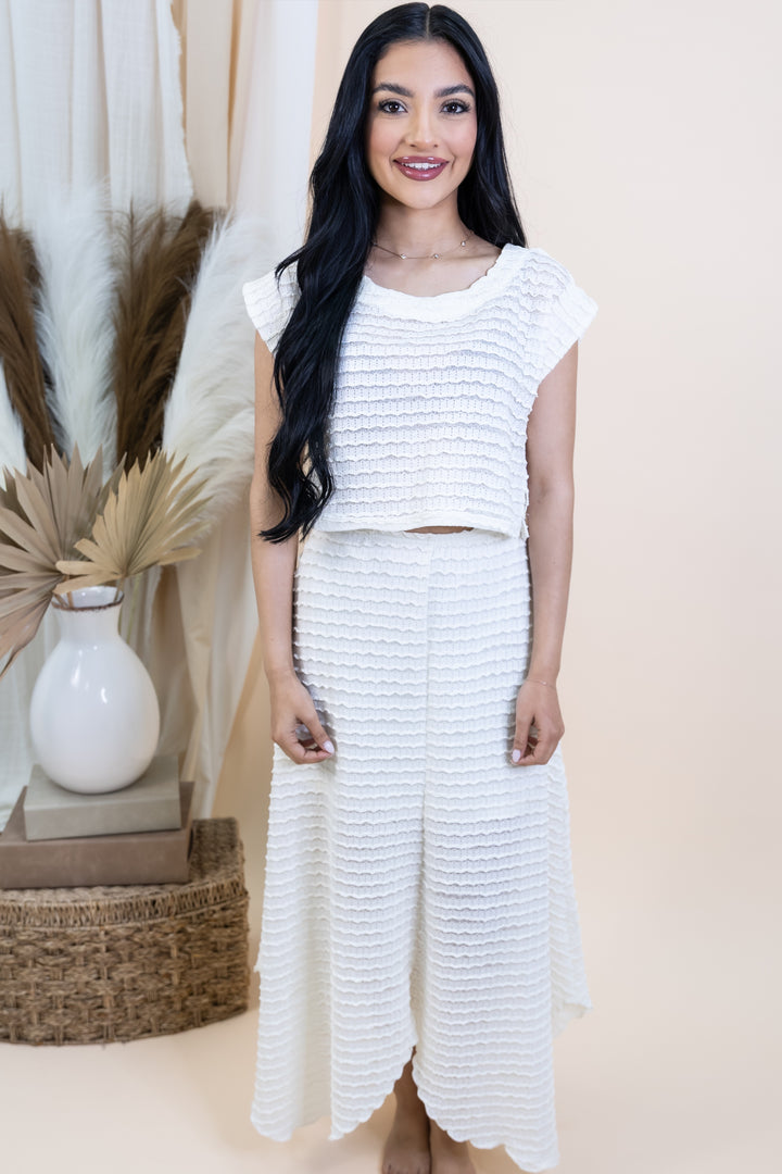"Whispered Ruffle" Set (Ivory)