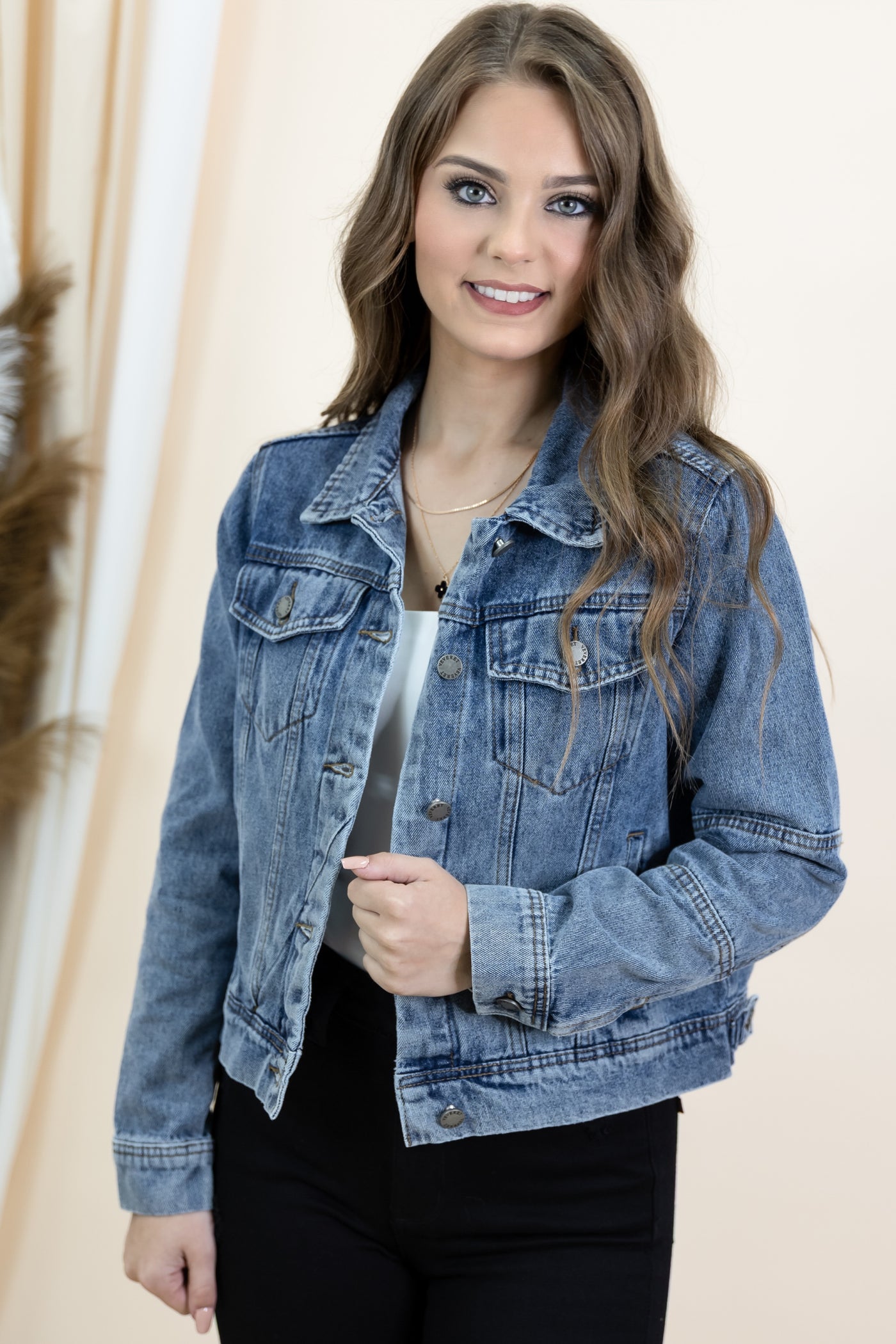 "Feeling Different" Jacket (Medium Denim)