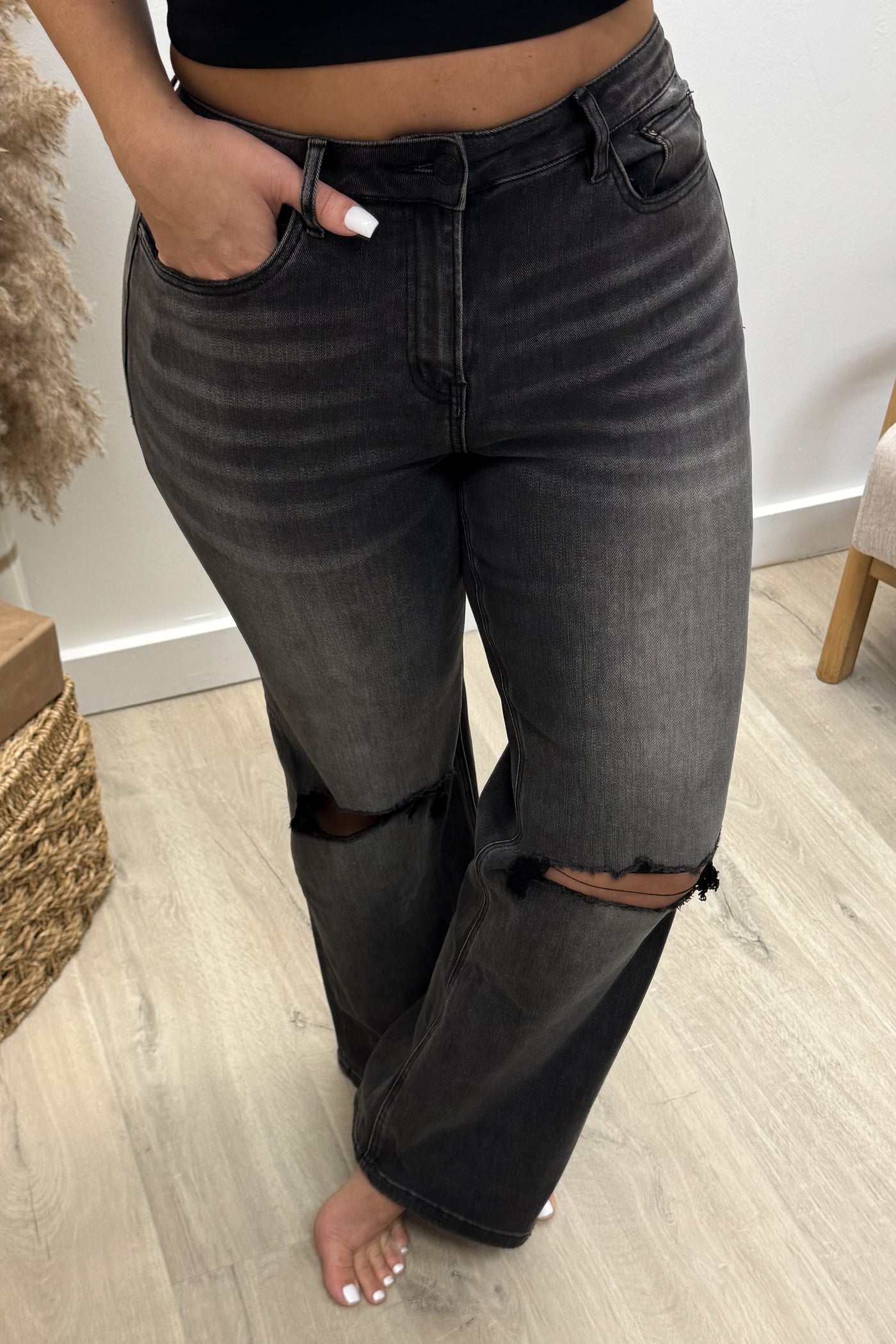 Flint Wide Leg Jeans