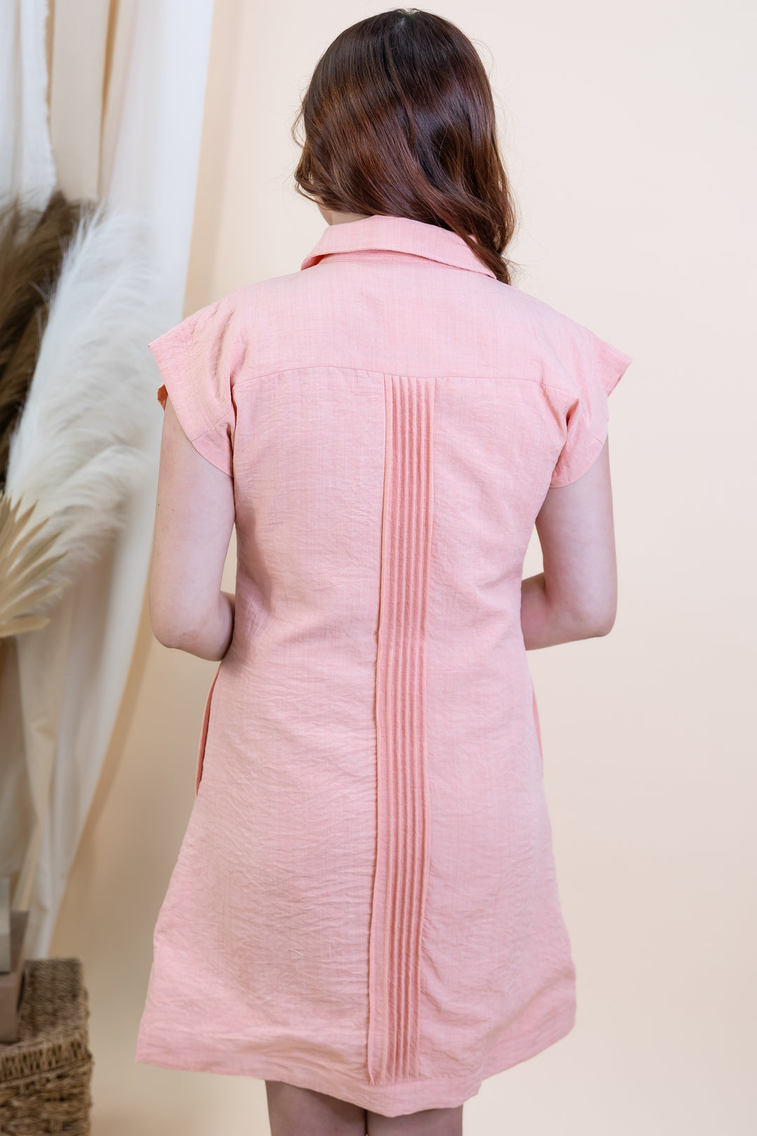 "Effortlessly Refined" Dress (Blush)