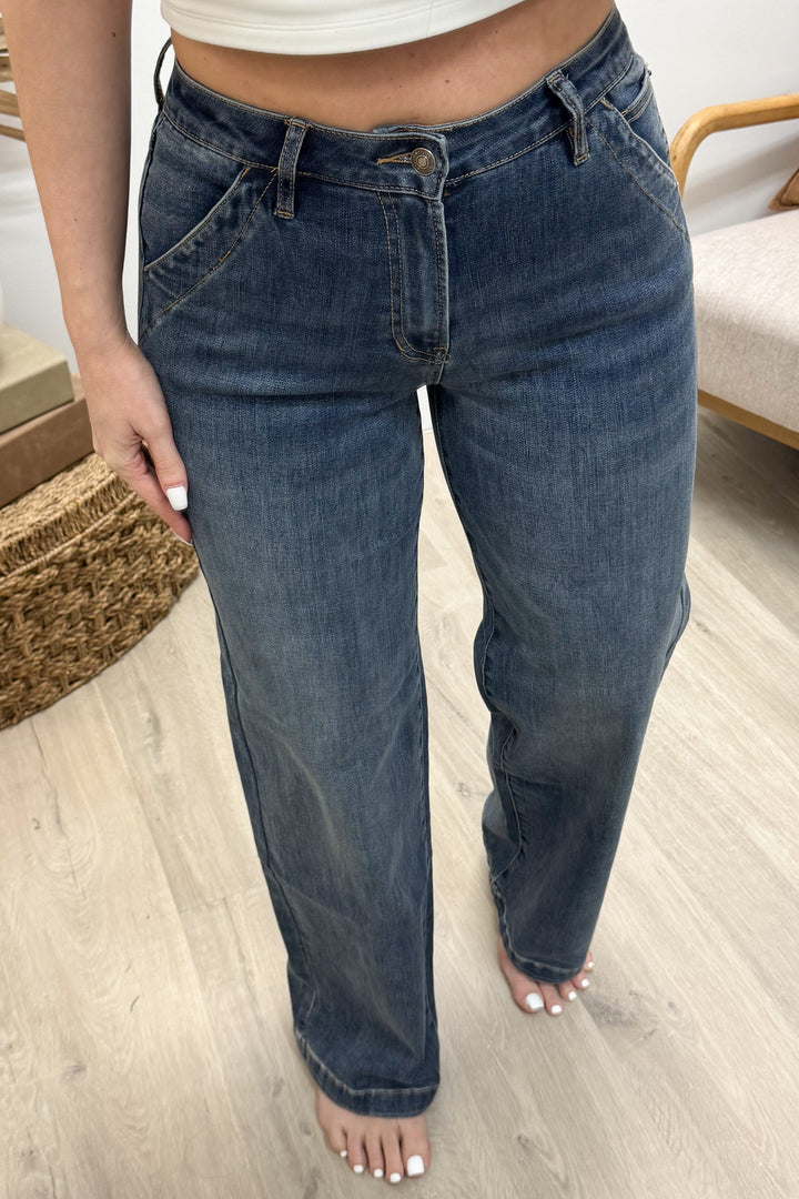 Rhea Wide Leg Jeans