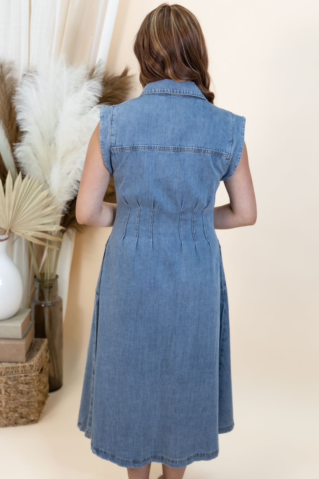 "Denim Darling" Dress (Denim)