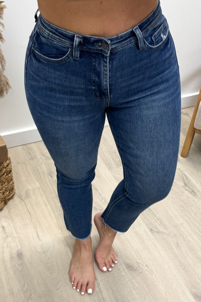 Glenda Slim Straight Jeans