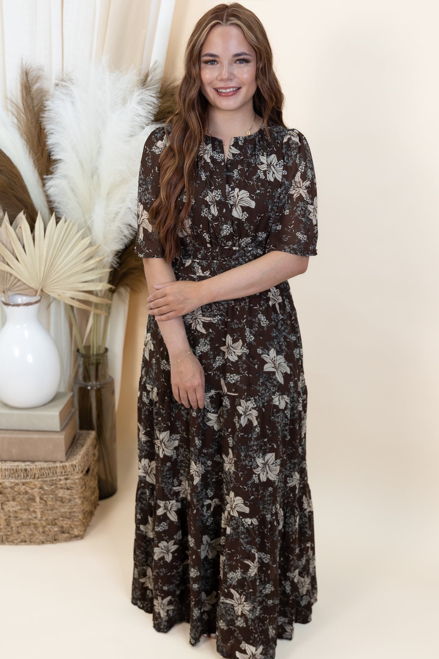 "Mystic Twilight" Dress (Brown)