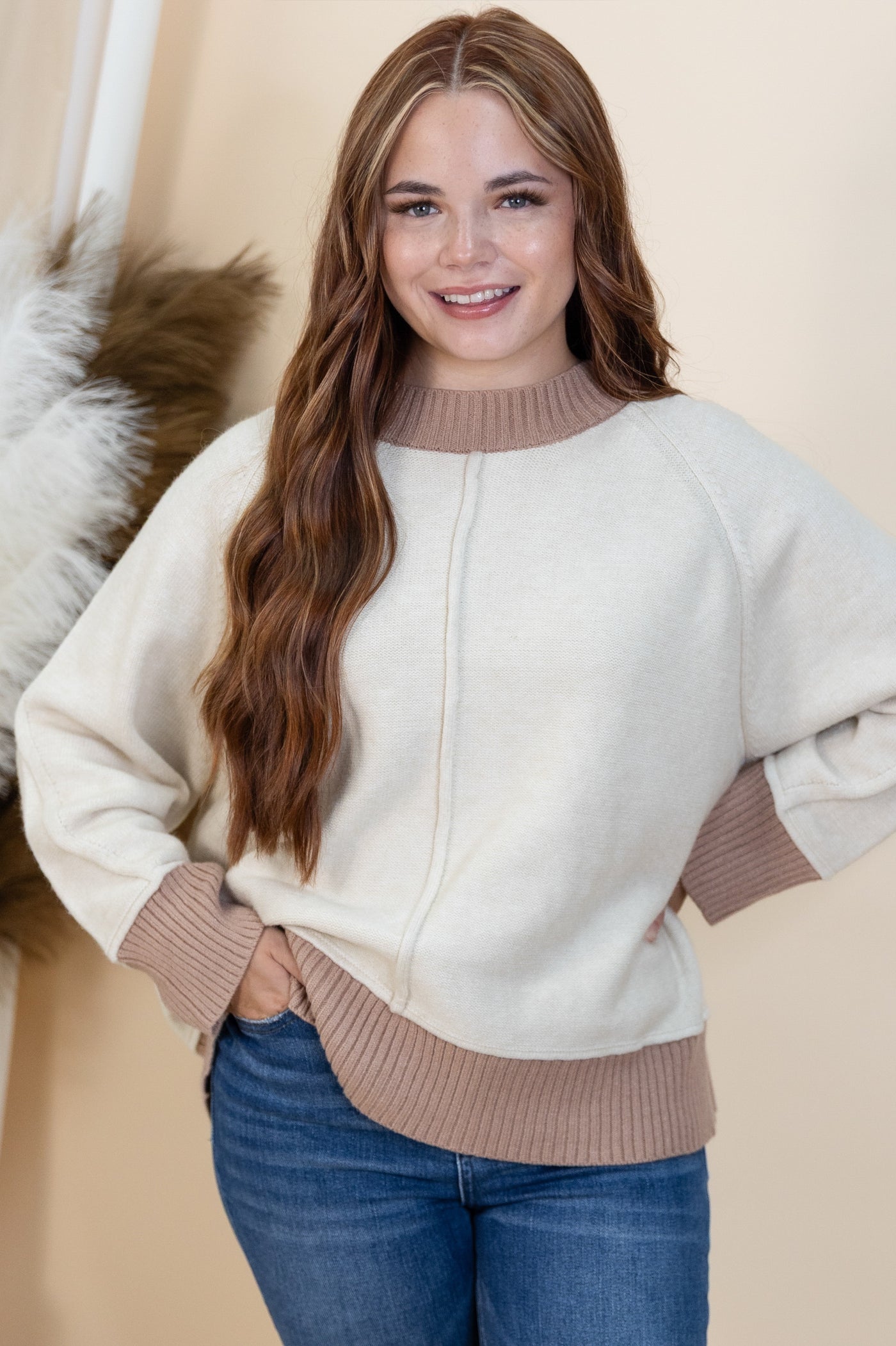 "Without Words" Sweater (Ecru)