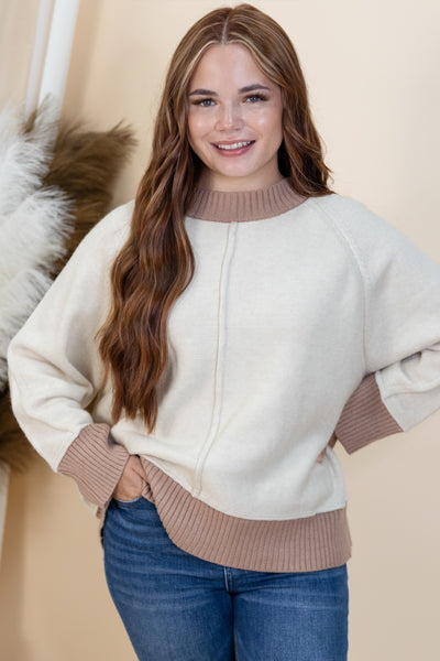 "Without Words" Sweater (Ecru)