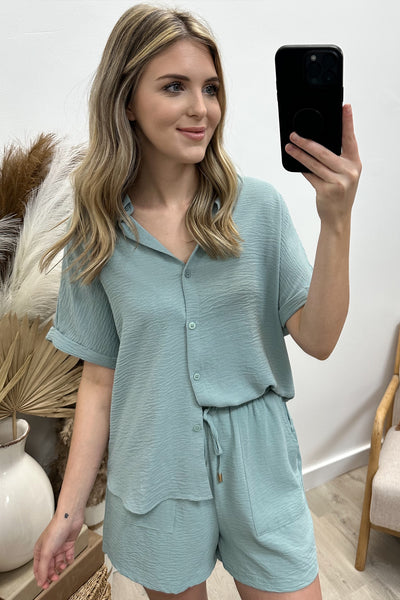 "Weekend Wondering" Set (Dusty Teal)