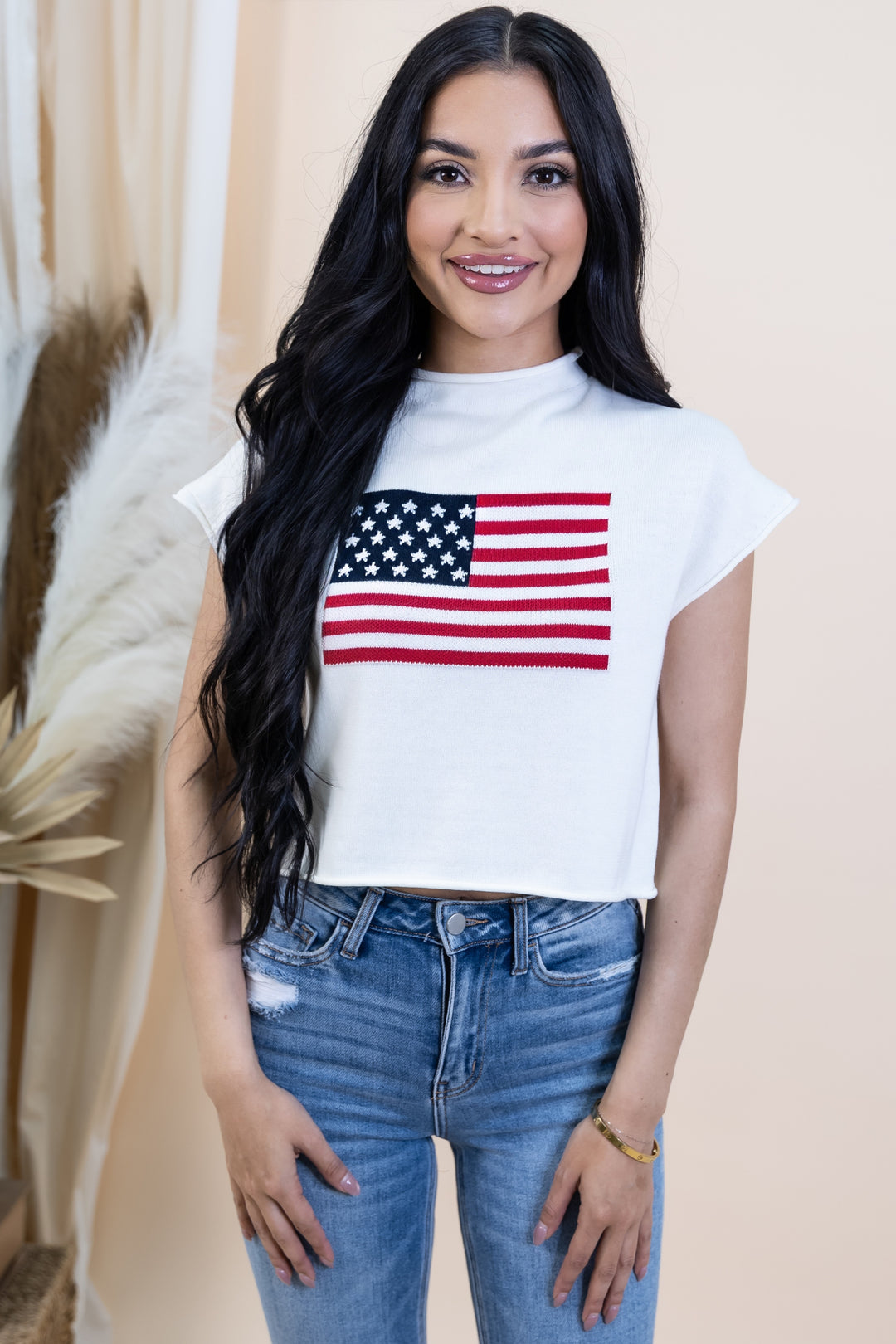 "Feeling Free" Top (White)